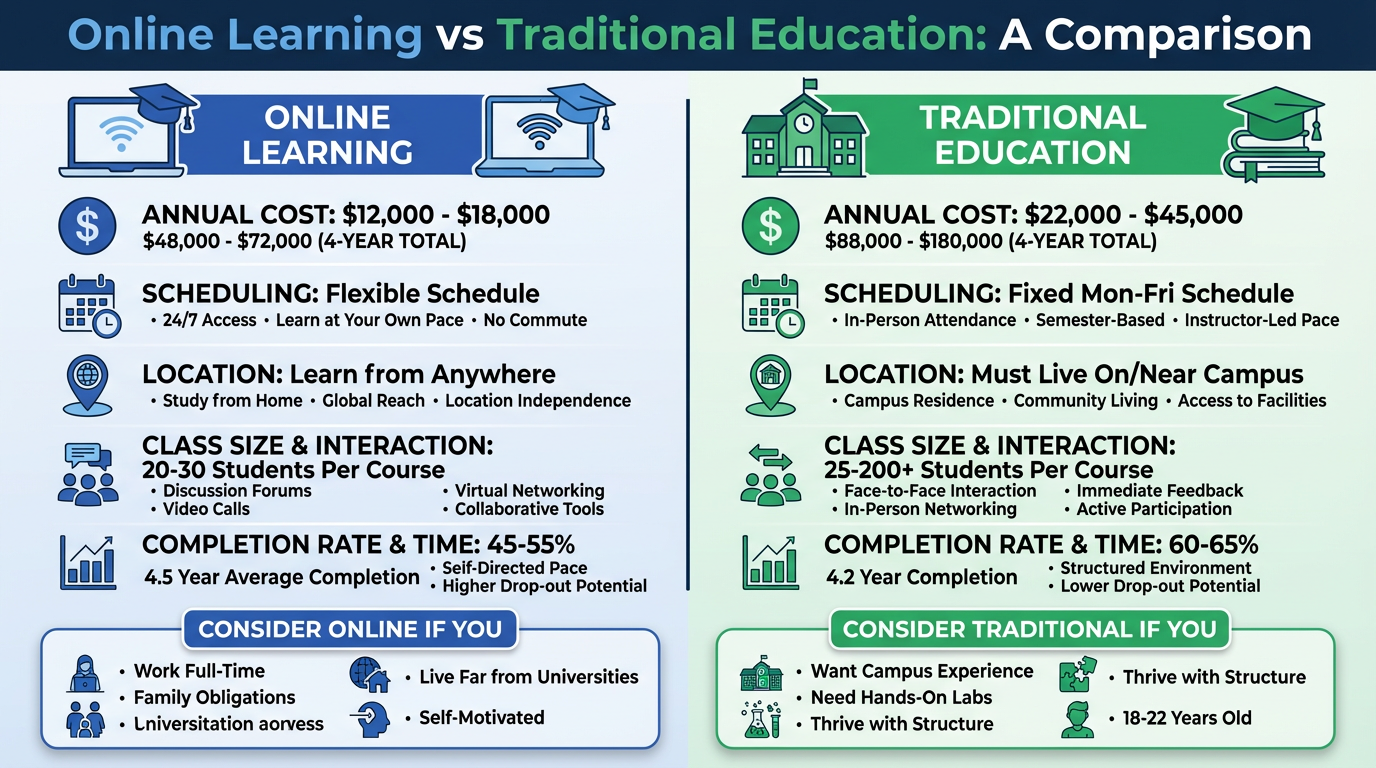 Comparison infographic